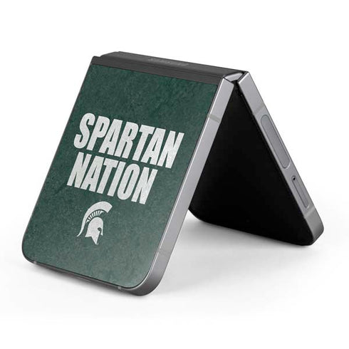 Michigan State University Spartans Nation Galaxy Z Flip6 Skin